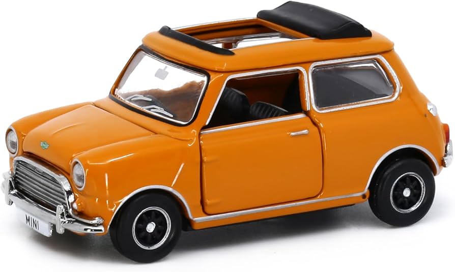 Amazon | Tiny City 1/50 ミニクーパー ブラウン ダイキャストミニカー
